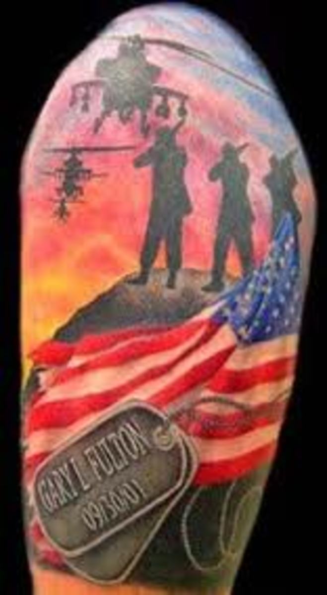 Dog Tag Tattoo Designs And MeaningsDog Tag Tattoo Ideas