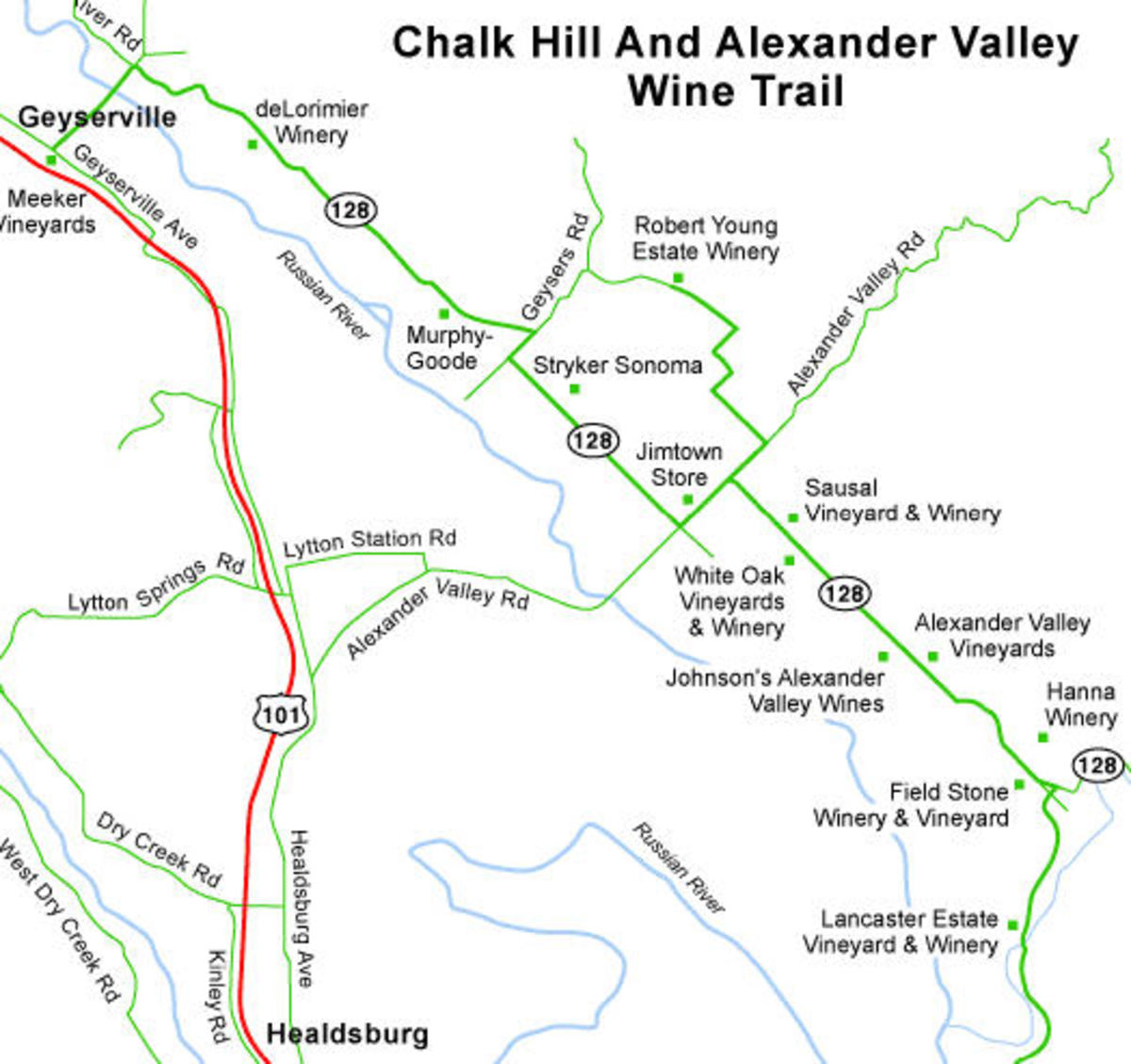 The Best Places to Visit in the Sonoma County Wine Country, California