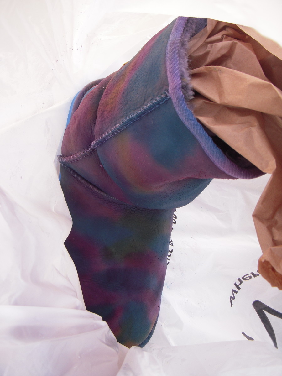 How to TieDye Ugg Boots