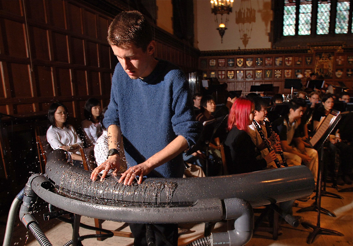 The Hydraulophone An Instrument Played by Flowing Water Spinditty