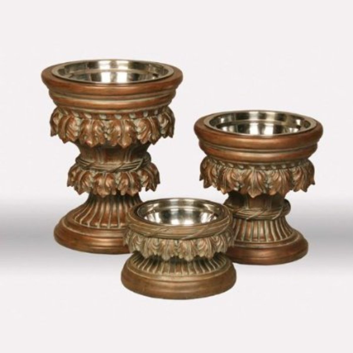 Designer Pet Dog Food Bowls and Treat Containers