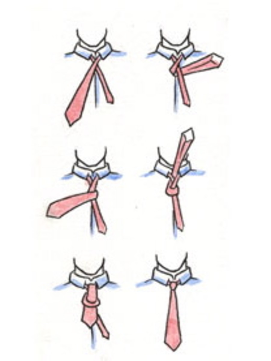How To Tie A Necktie Easily - Steps and Diagrams | HubPages