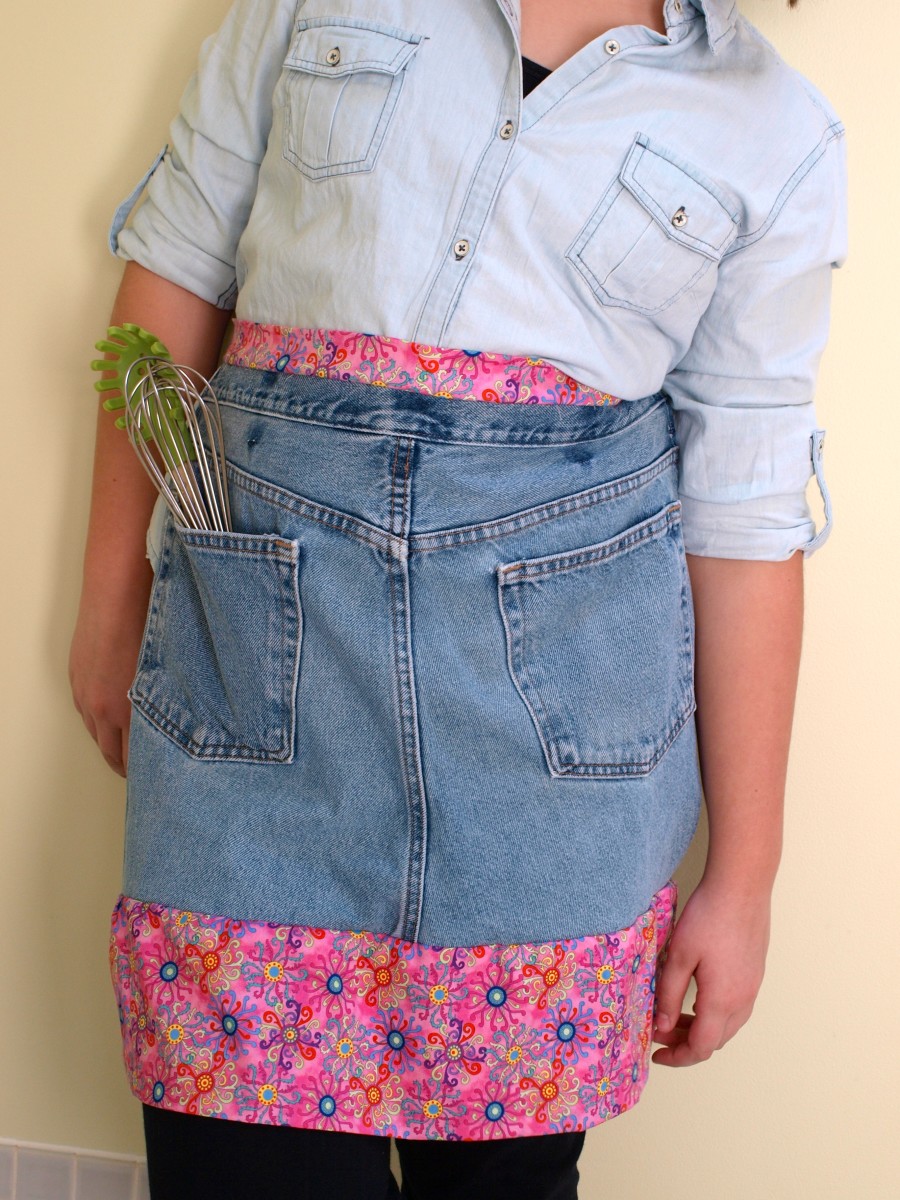Upcycled Denim Apron Tutorial