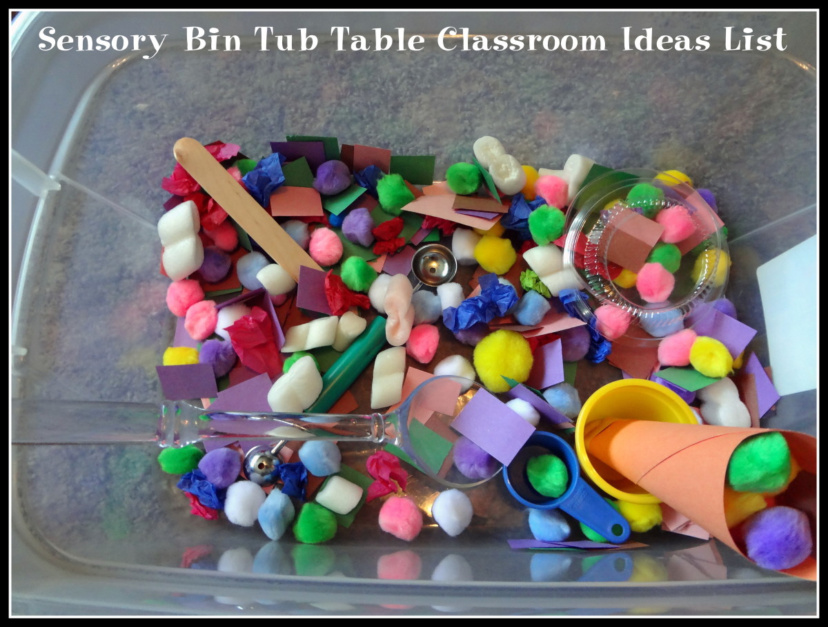 Sensory Bin Tub Table Classroom Ideas List HubPages