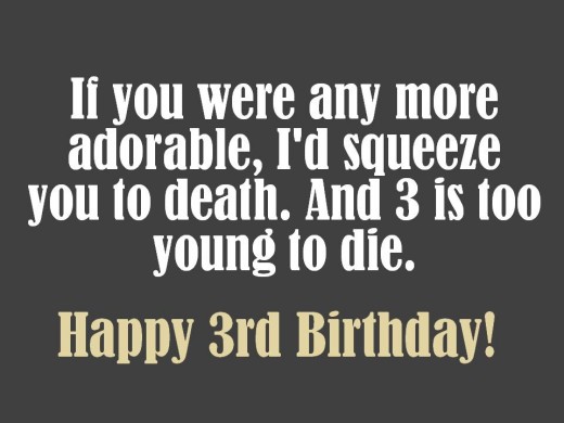 3rd Birthday Messages and Poems to Write in a Card Holidappy