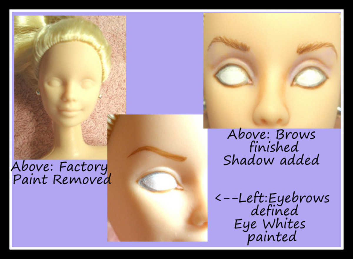 How to Repaint Barbies and Other Dolls