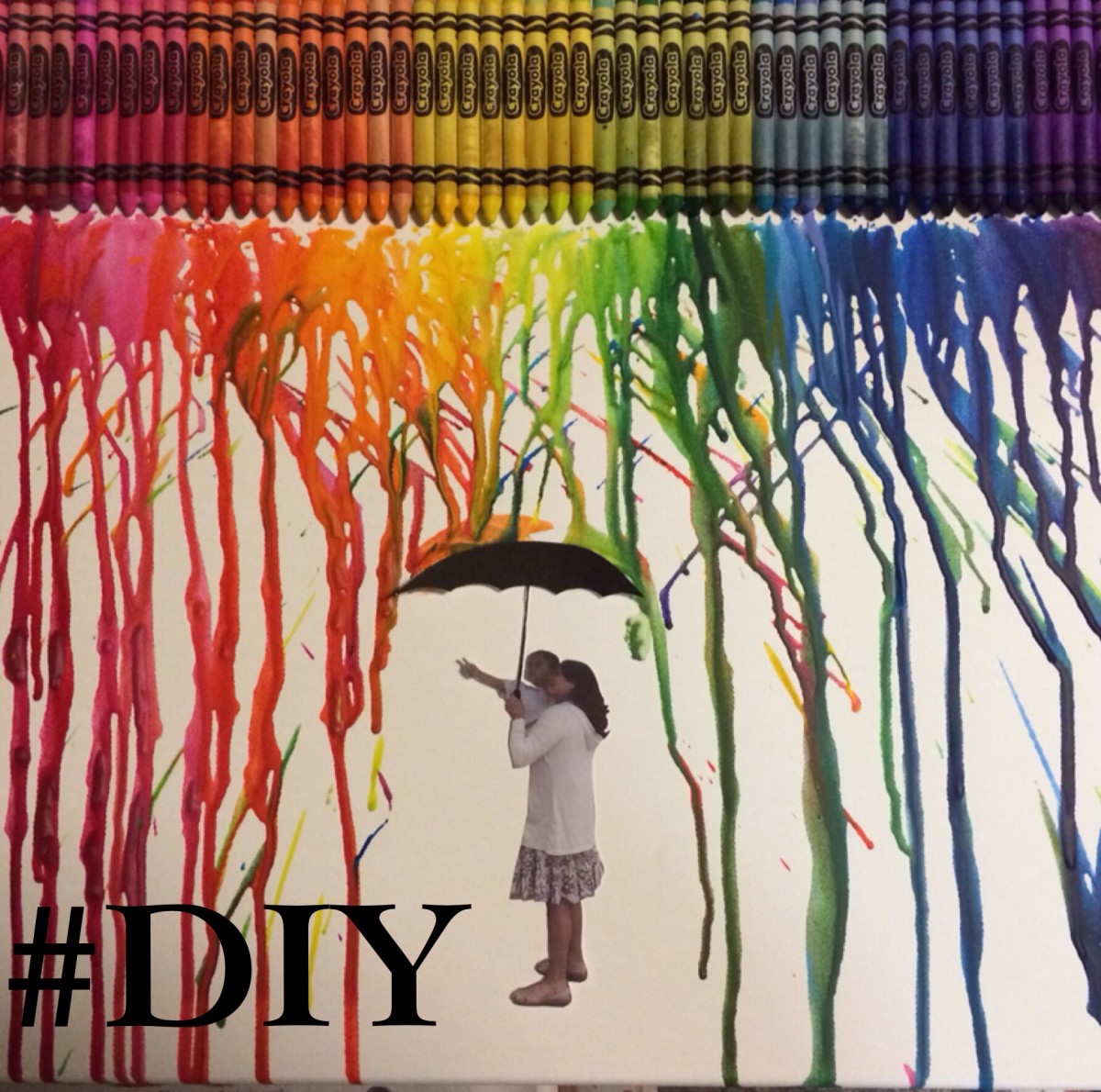 How to Make Your Own Personalized Melted Crayon Art