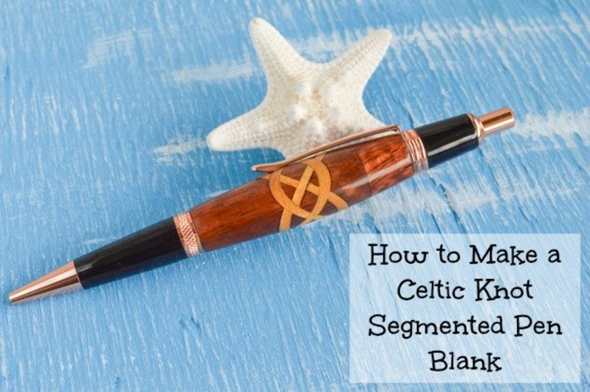 How to Make a Celtic Knot Segmented Wood Pen Blank