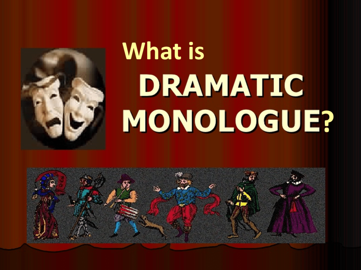 Dramatic Poetry Articles HubPages Books, Literature, and Writing