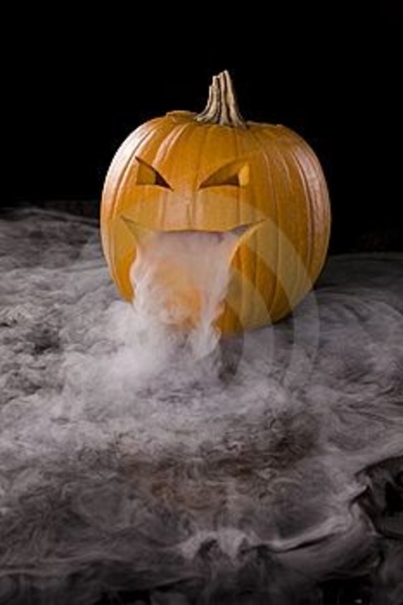 How To Create JackOLantern Halloween Fog / Bubbly Fog HubPages