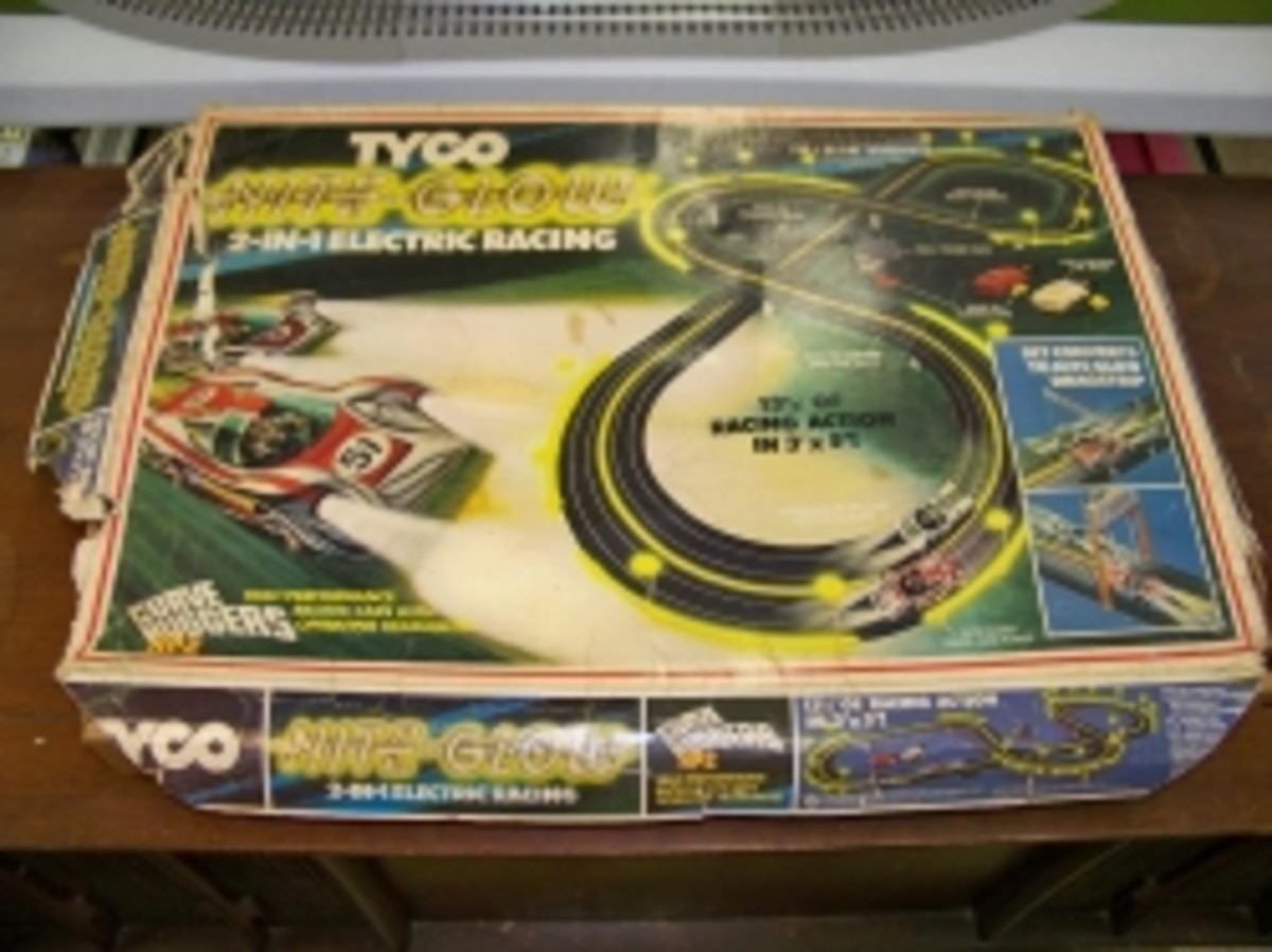 Tyco NiteGlow Slot Car Racing Set HubPages