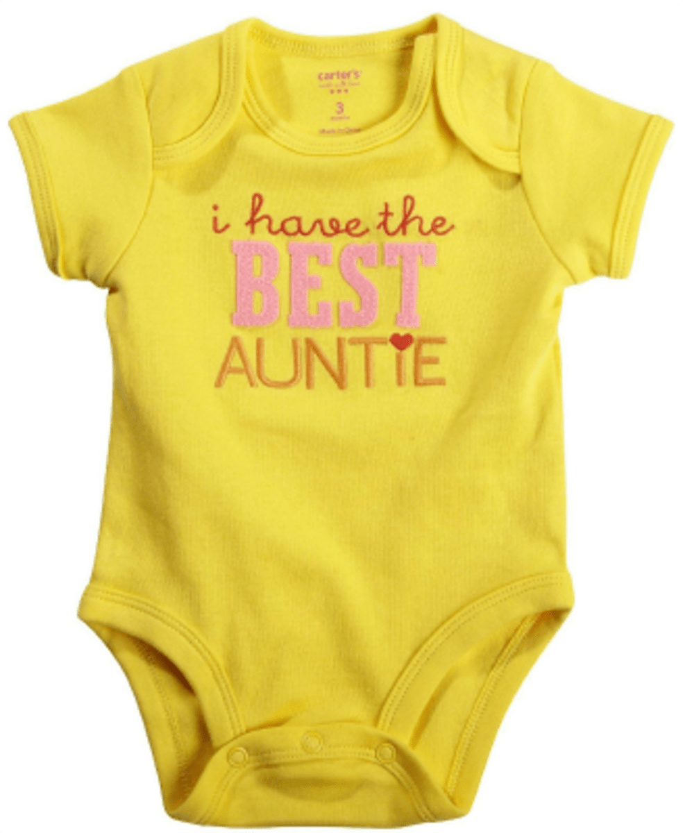 The Best 'I Love My Aunt' Baby Clothes