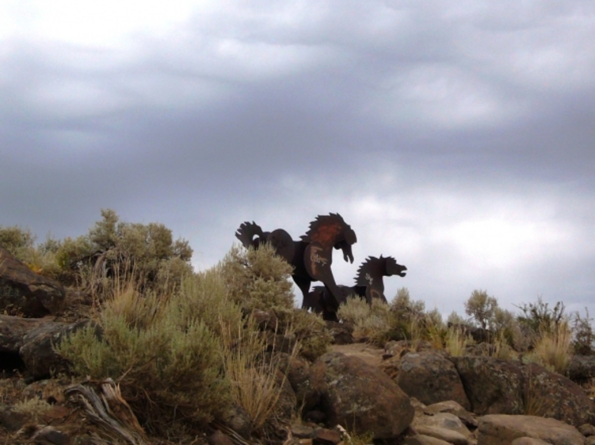 Wild Horses Monument in Washington State hubpages