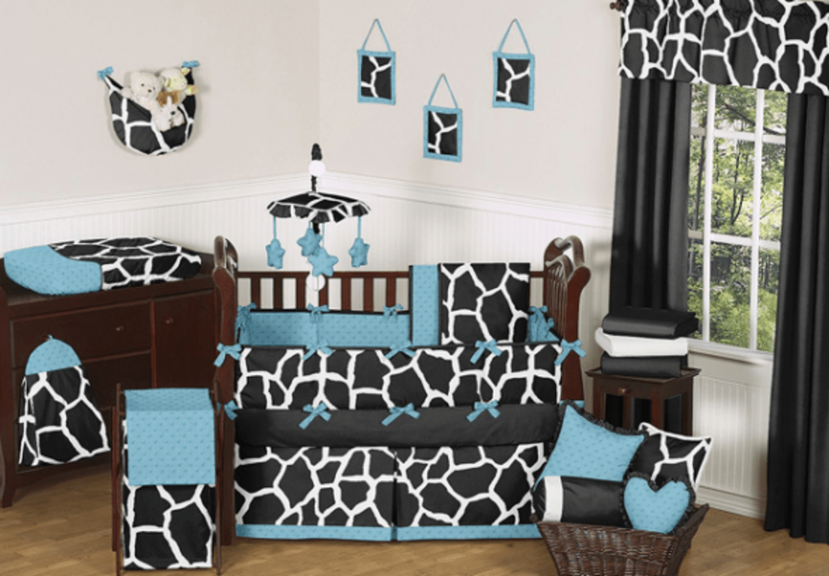 Giraffe Print Baby Bedding