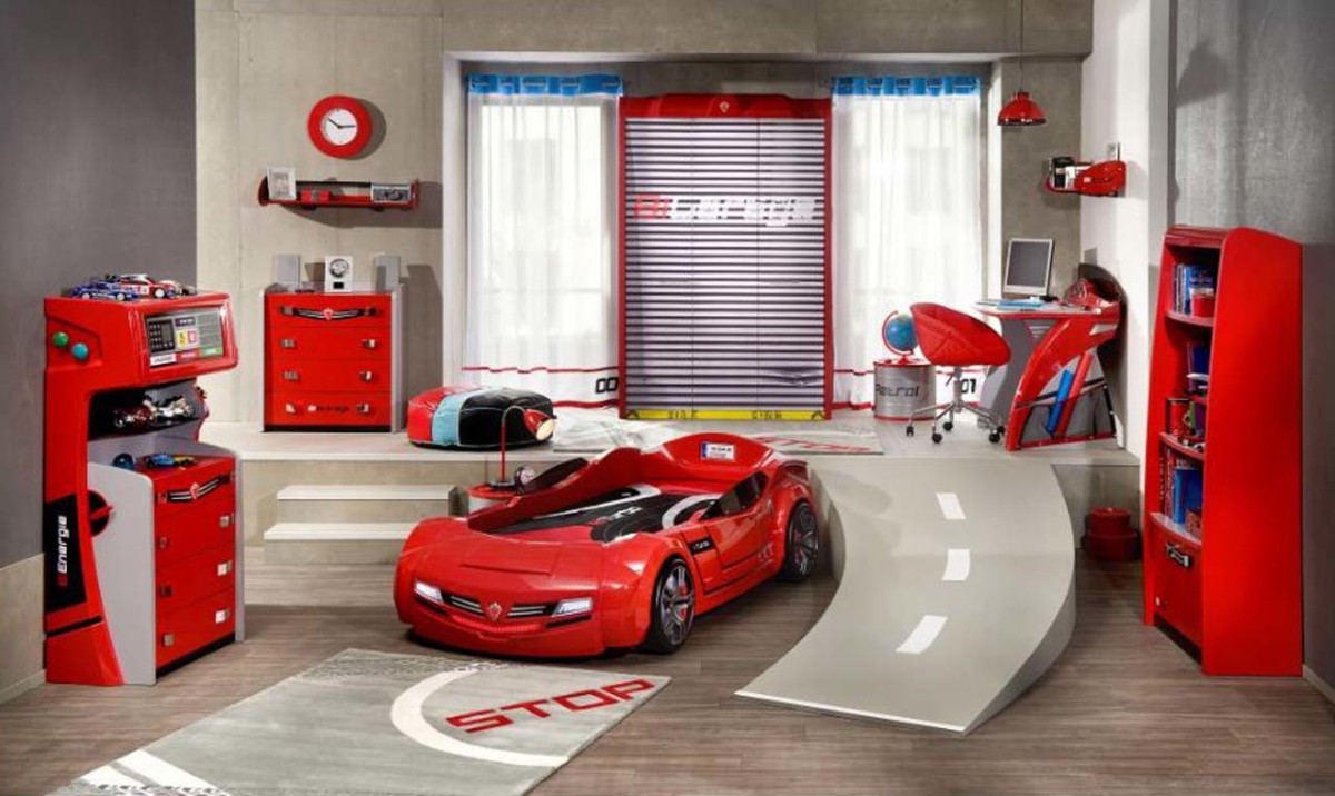 Race Car Kids Bedroom Decor