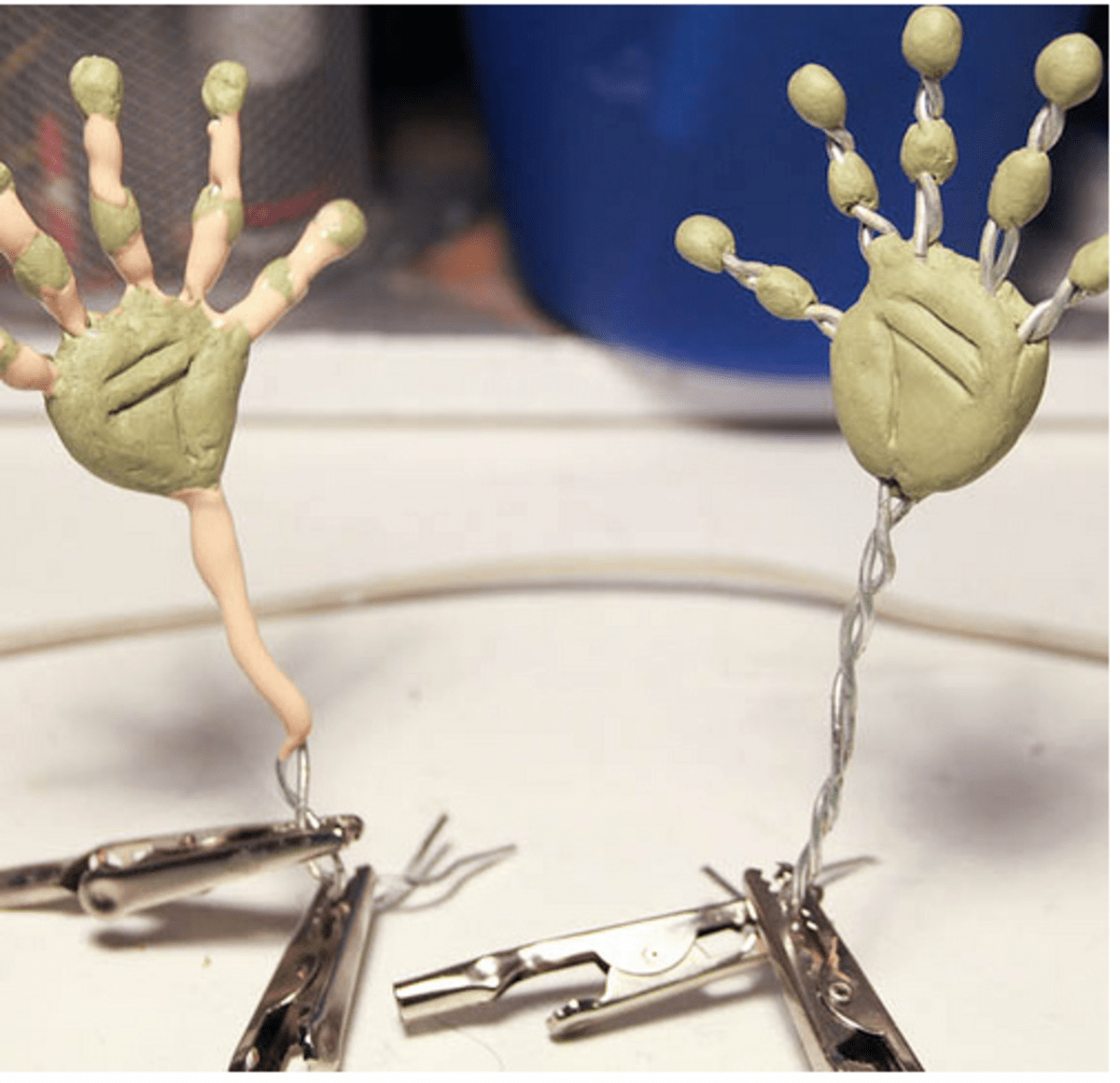 How to Make Puppets for StopMotion Animation Jointed Limbs and Clay