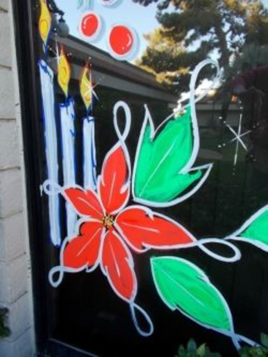 So, You Want to Paint Holiday Windows? Holidappy