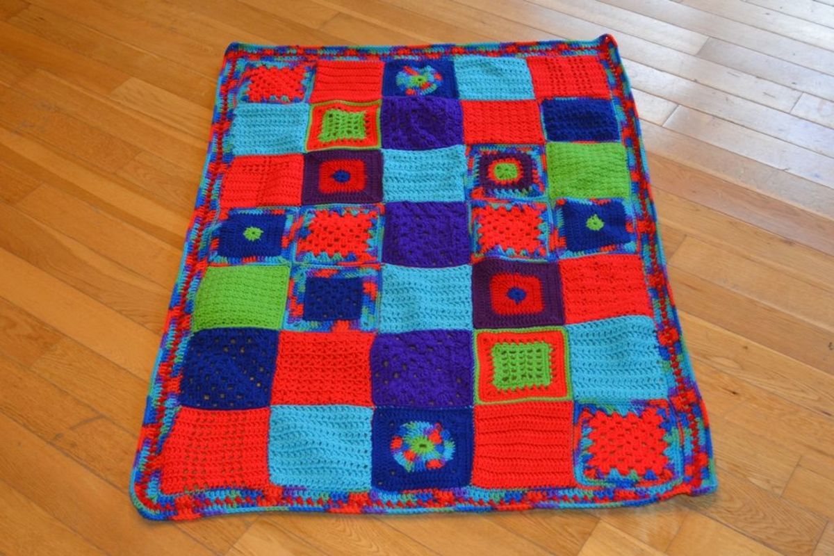 Simple Afghan Borders to Crochet HubPages