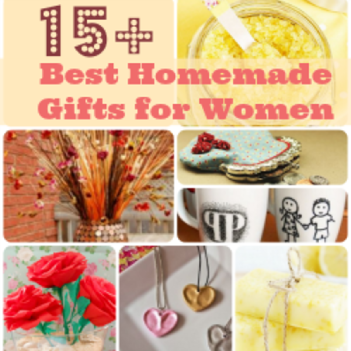 Roundup of Unique Homemade Gifts for Women & Girls