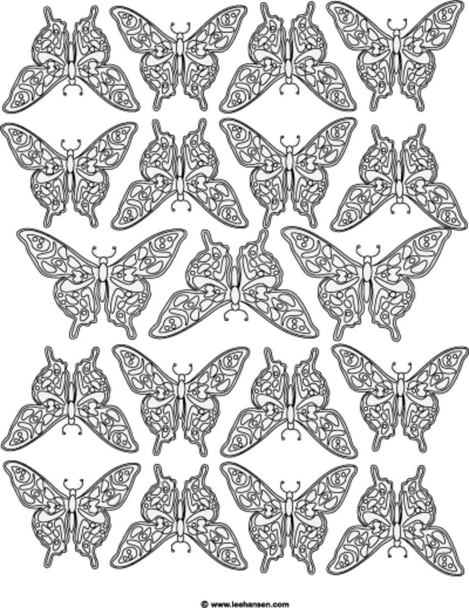 Butterfly Coloring Pages HubPages