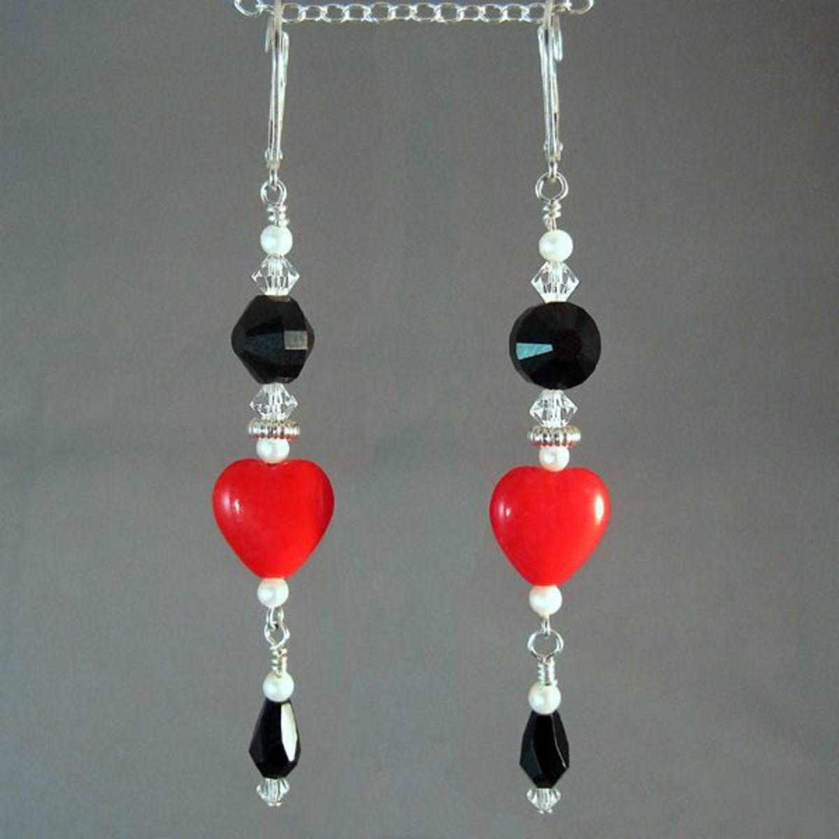 Elegant and Romantic Beaded Heart Earrings a StepByStep Tutorial