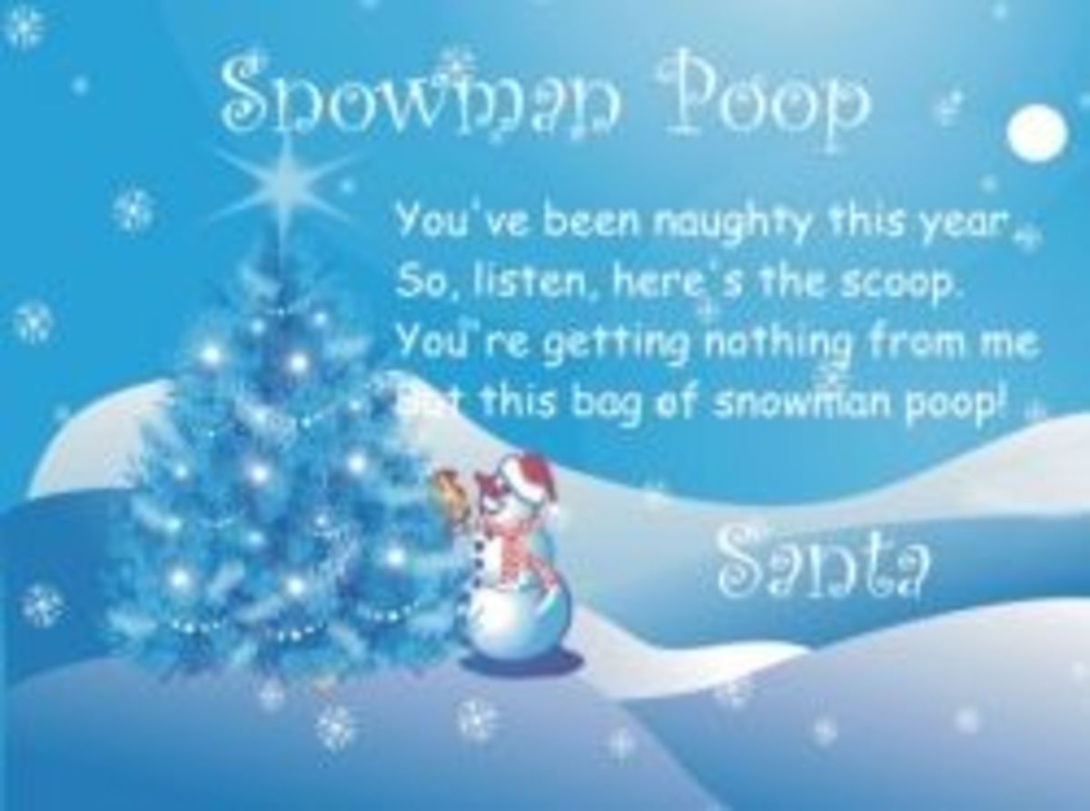 Printable Christmas Poop Poems HubPages