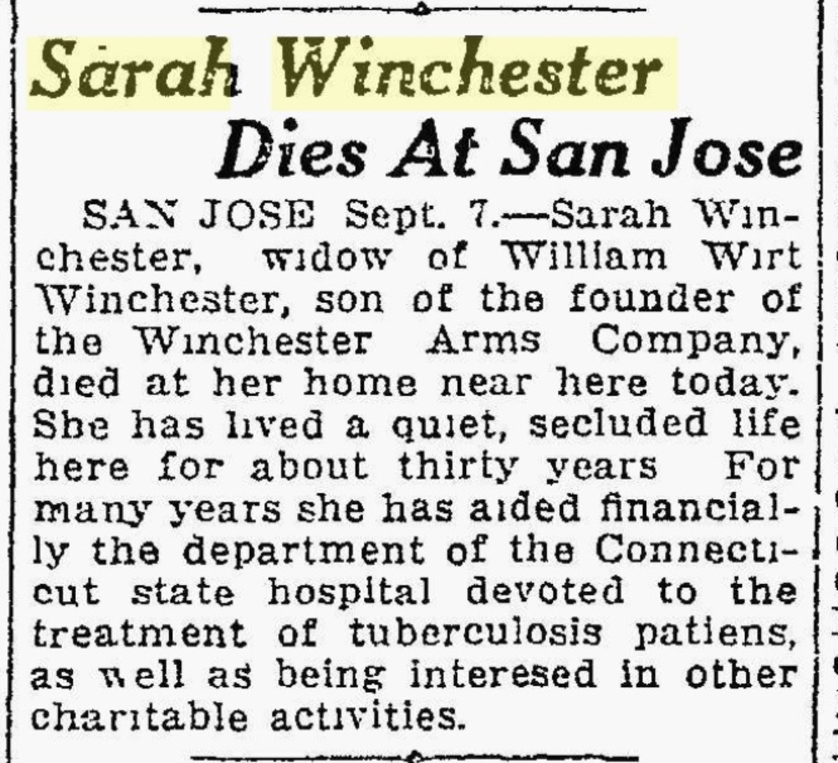 Winchester Mystery House Why Did Sarah Build It? HubPages