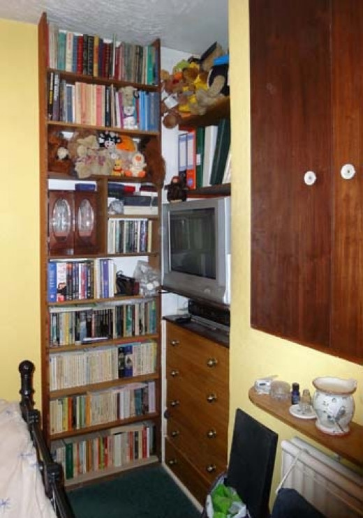 How to make shelving from recycled laminated chipboard furniture