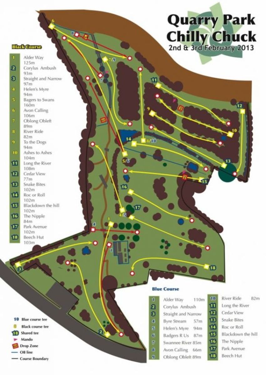 The Quarry Disc Golf Course Map at Francisco White blog