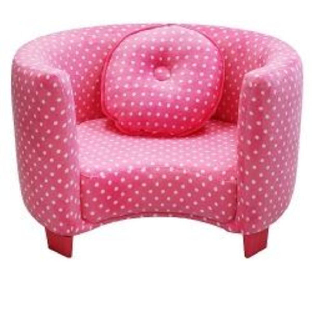 Upholstered Pink Chairs for Girls' Rooms