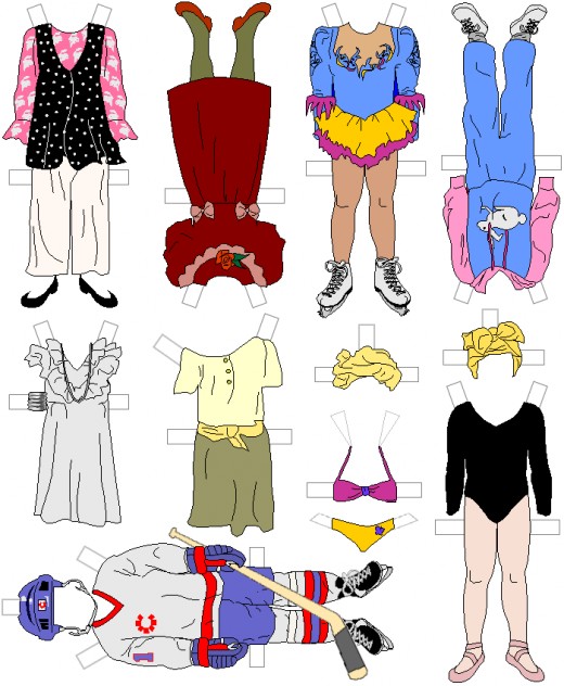 How to Make and Print Your Own Free Paper Dolls Online and Off