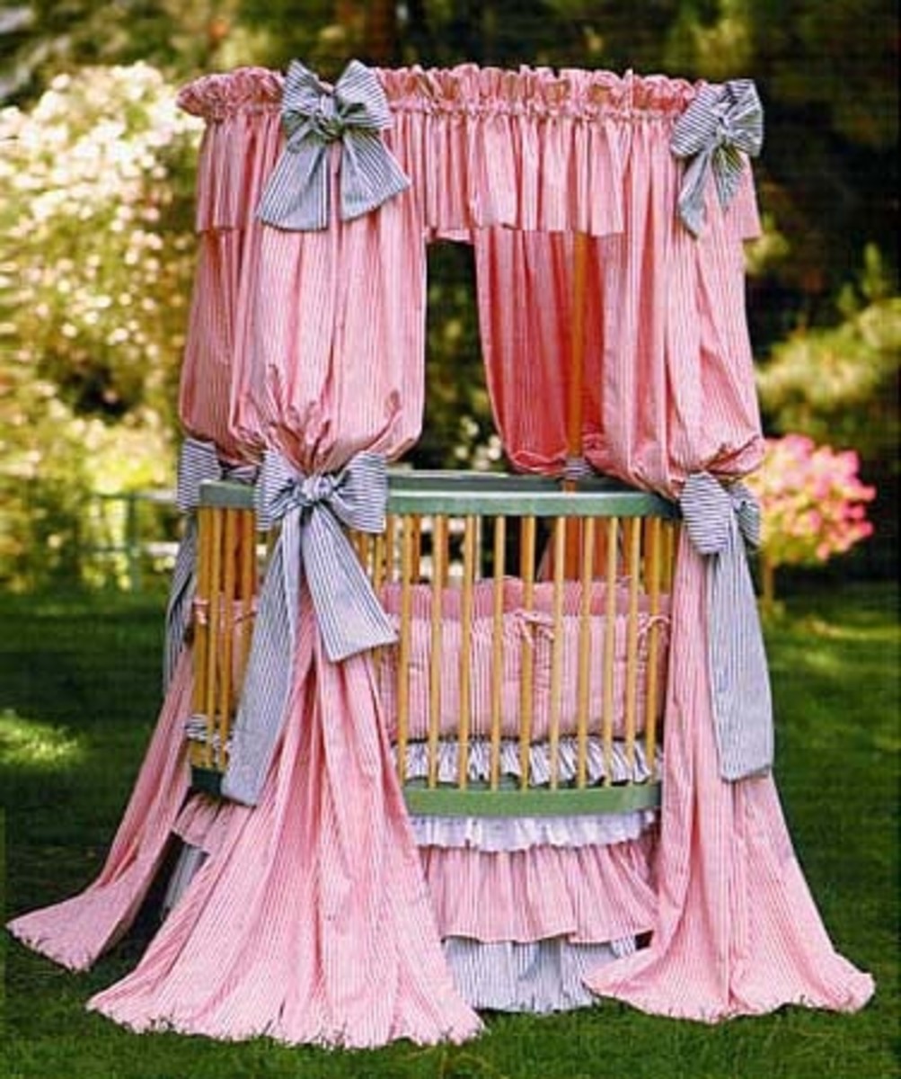 Round Baby Cribs