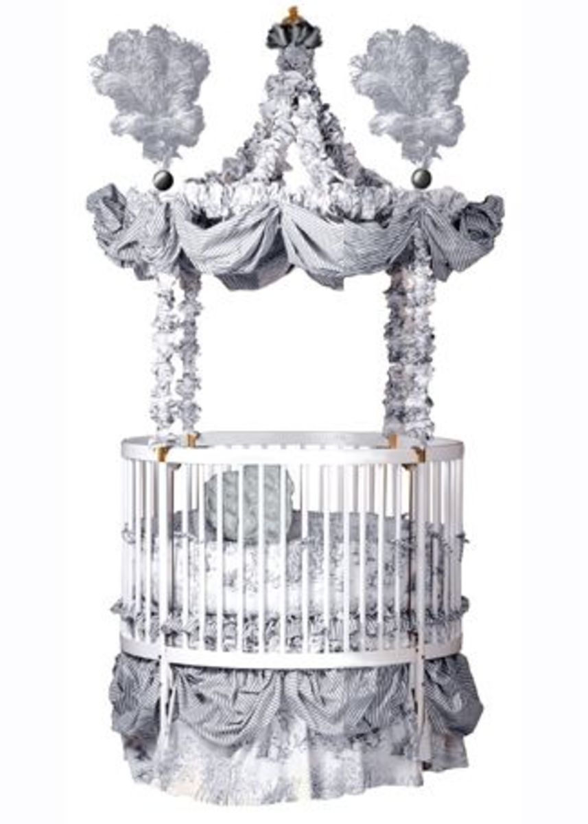 Round Baby Cribs