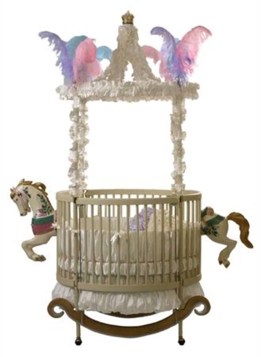 Round Baby Cribs