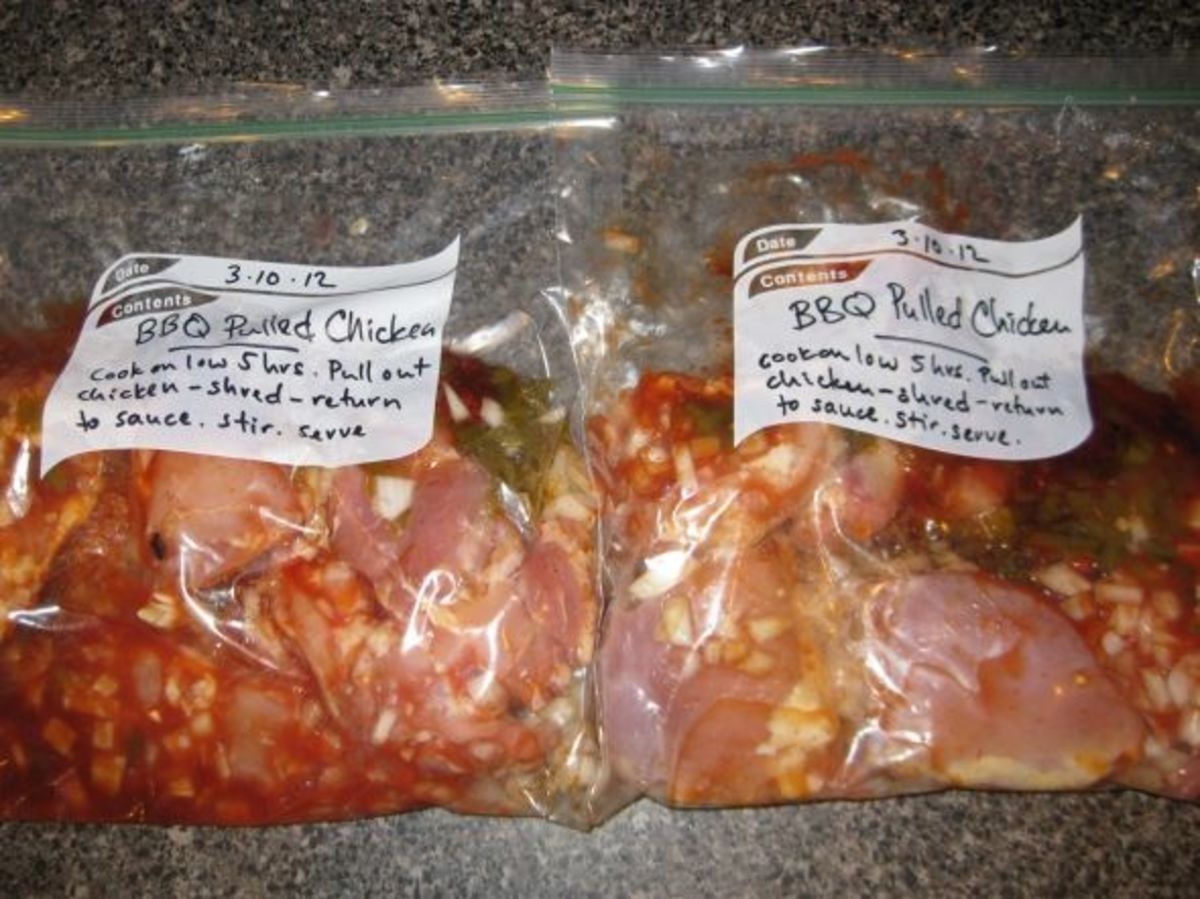 Frozen Crock Pot Meals BBQ Chicken