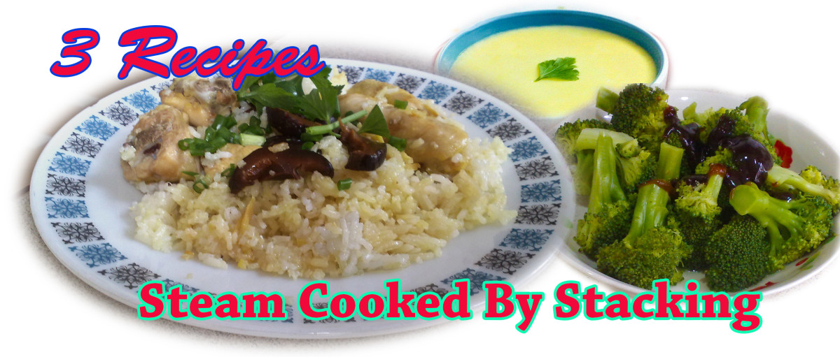 Stacking In Steam Cooking Cooks A Complete Meal Fast And Easy HubPages