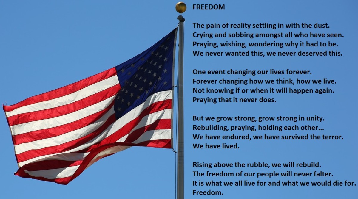 Poem Freedom In Remembrance of 9/11 HubPages