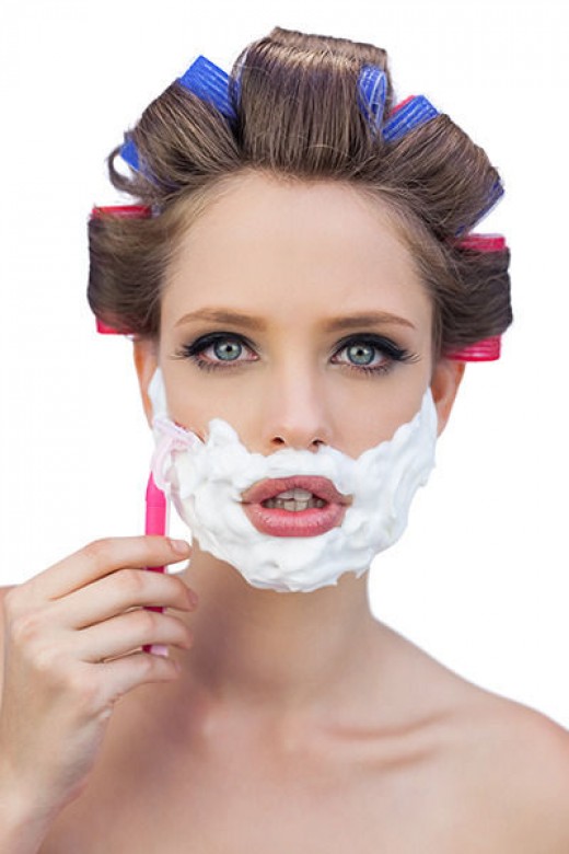 Hey, LadyYou Should Be Shaving Your Face.