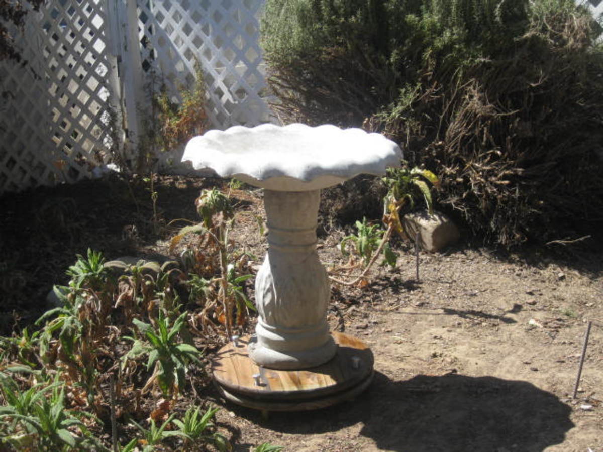 How to Level and Adjust a Heavy Concrete Bird Bath HubPages