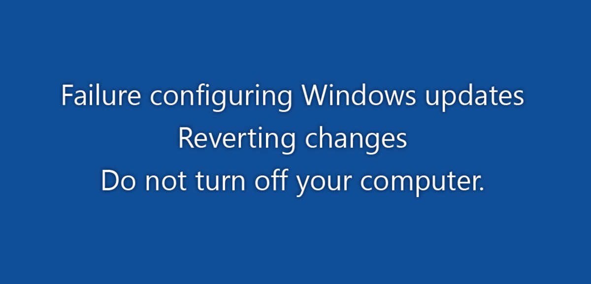 Solution for Stuck "Preparing to Configure Windows. Please Do Not Turn