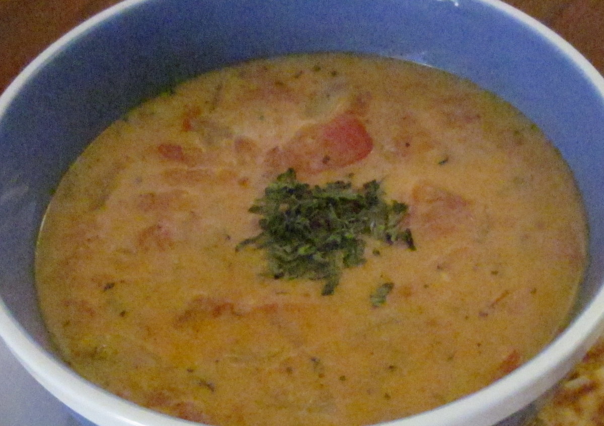 CilantroTomato Soup Delishably