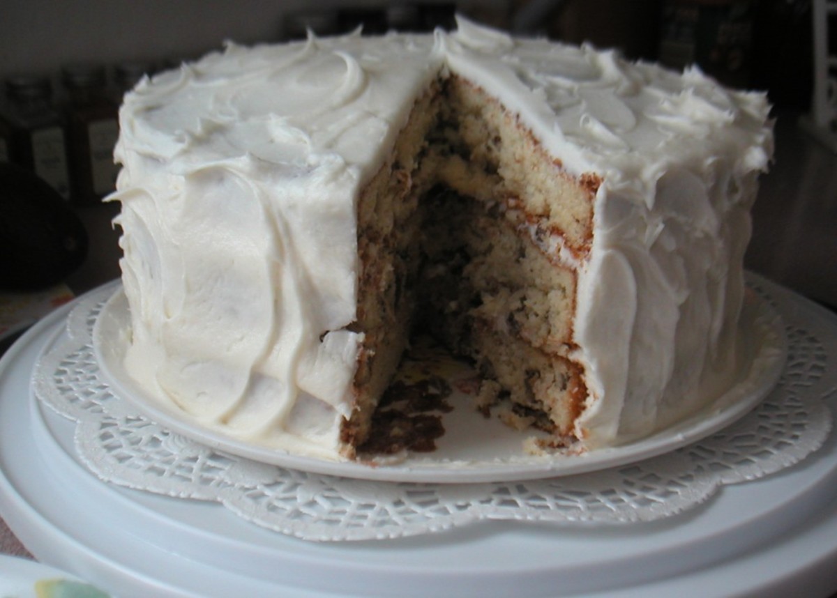 Italian Cream Cake With Cream Cheese Frosting Delishably