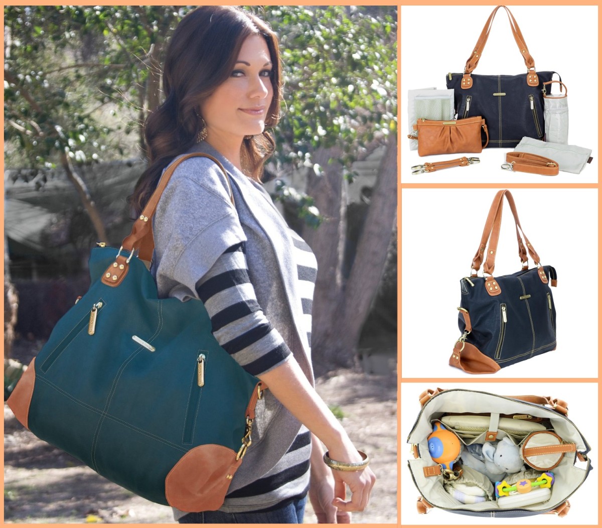 Trendy Modern Baby Diaper Bags Combining Style & Functionality 2015