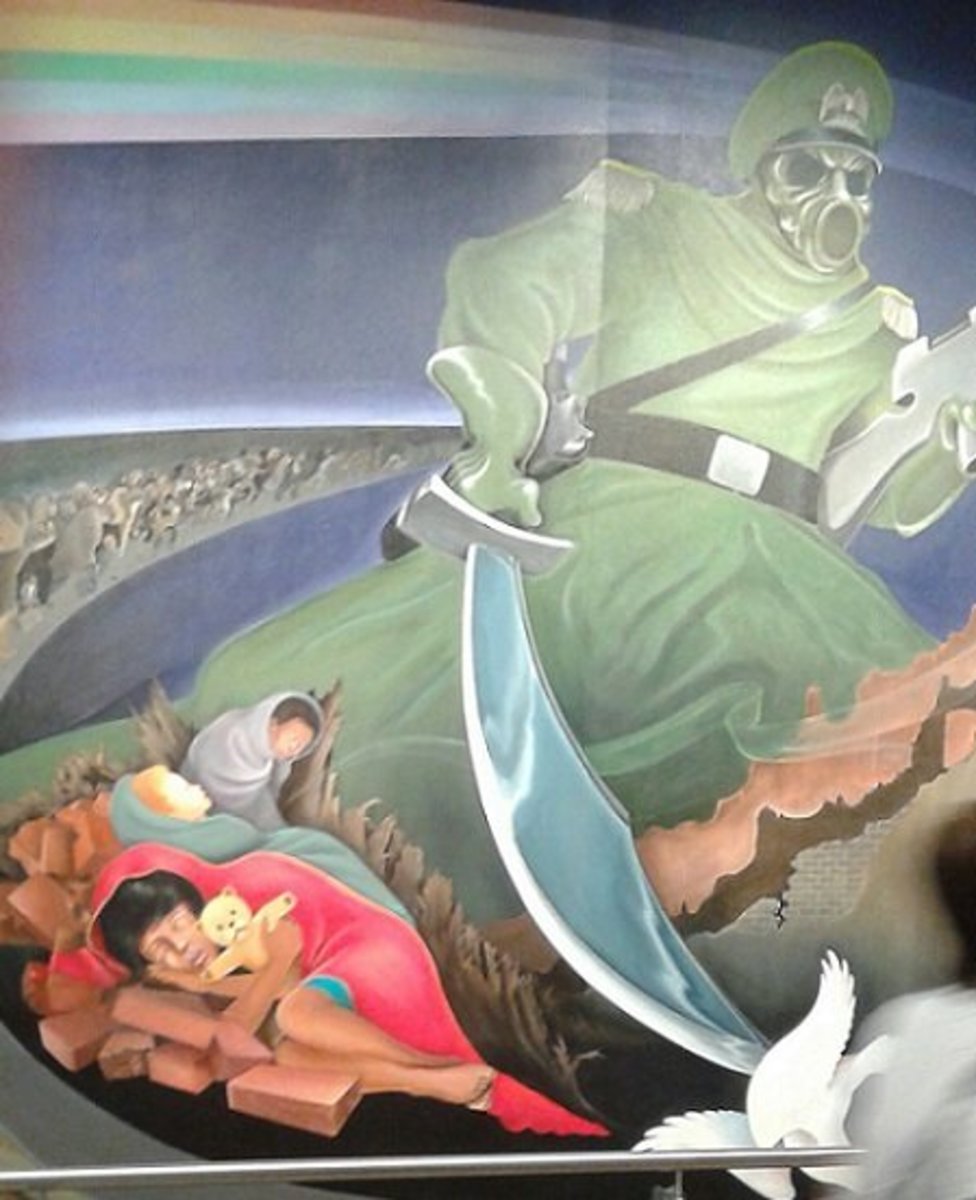 Creepy Murals in the Denver Airport Is There Fire Behind the Smoke