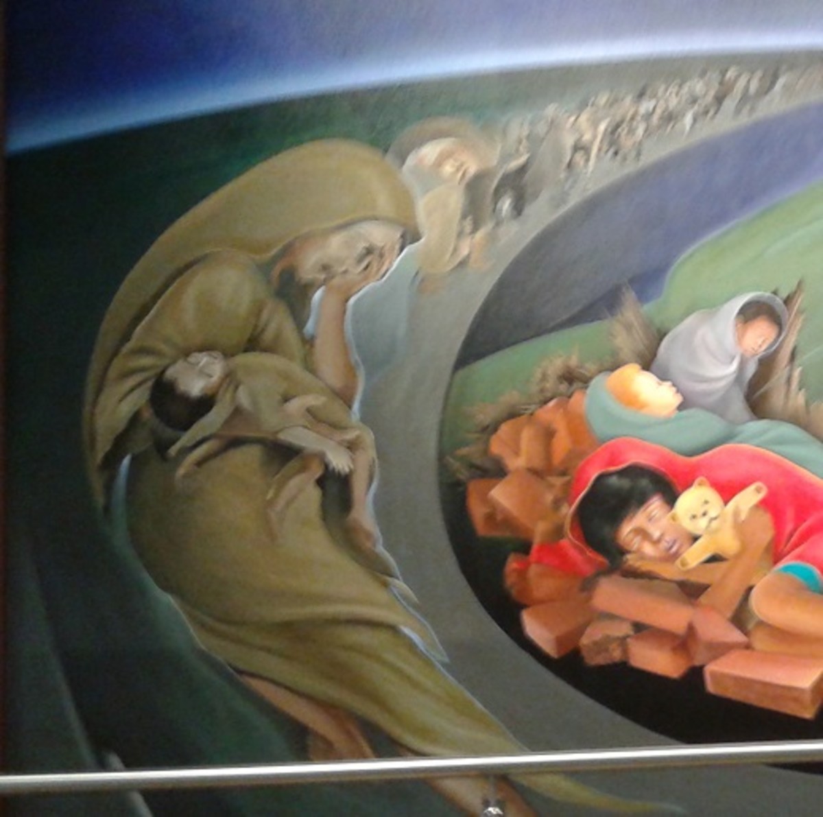 Creepy Murals in the Denver Airport Is There Fire Behind the Smoke