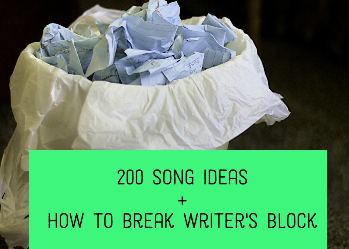 200 Things to Write a Song About Lyric Ideas and Inspiration Spinditty