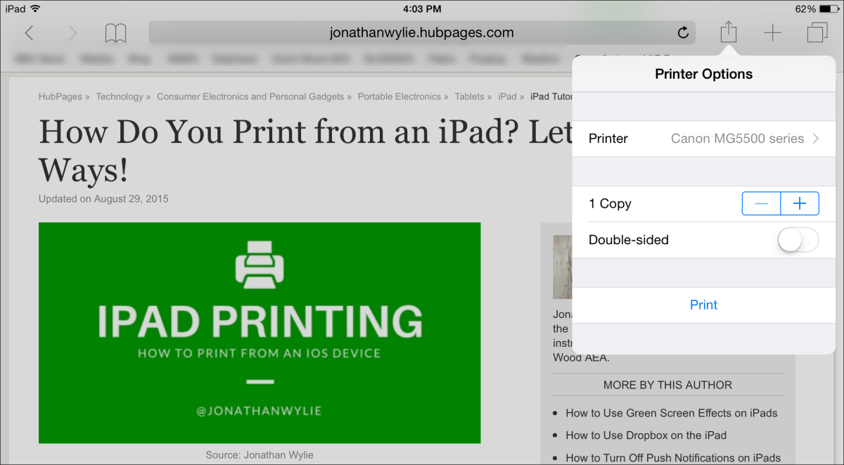 How Do You Print From an iPad? Let Me Count the Ways! TurboFuture