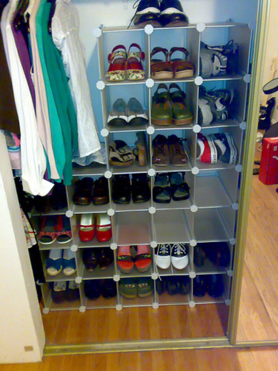 Kids Closet Shoe Organizer Racks and Storage