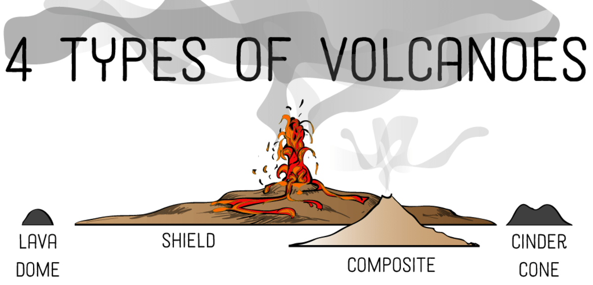 4 Types of Volcanoes According to Shape (With Photos) Owlcation