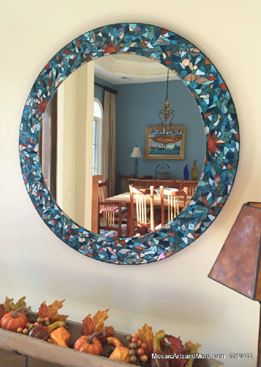 Making stained glass mosaic mirrors HubPages